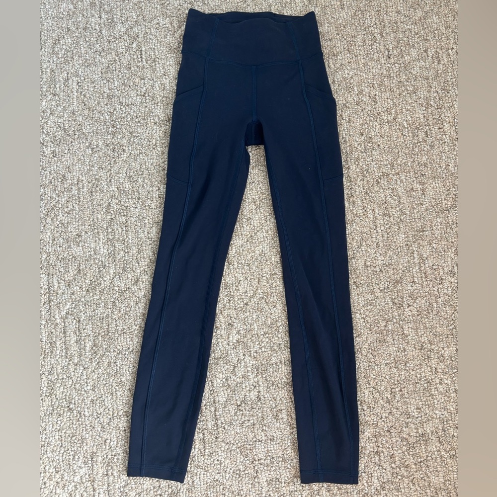 Lululemon Invigorate High-Rise Tight 25" - True Navy